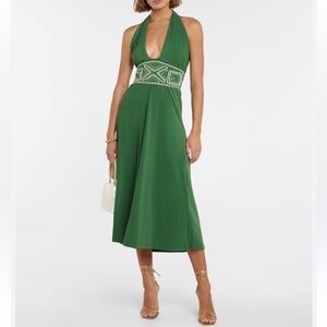 Johanna Ortiz Lagoon Afair Belted Midi-Dress